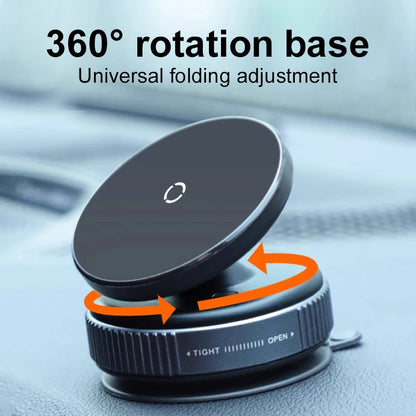 Vacuum Magnetic Magsafe Phone Holder - 360° Rotating Stand